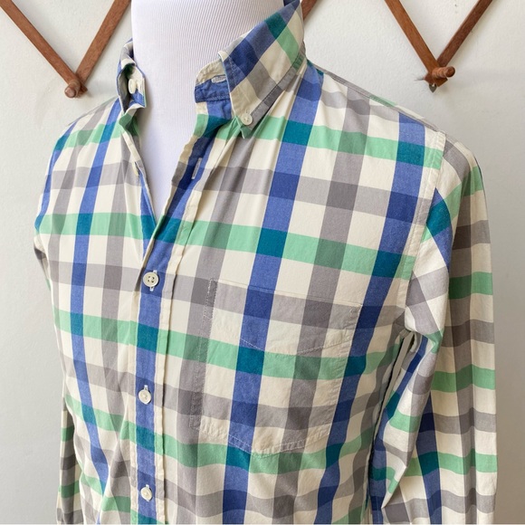 Jack Spade Colorful Checkered Button Down Shirt - Picture 4 of 16